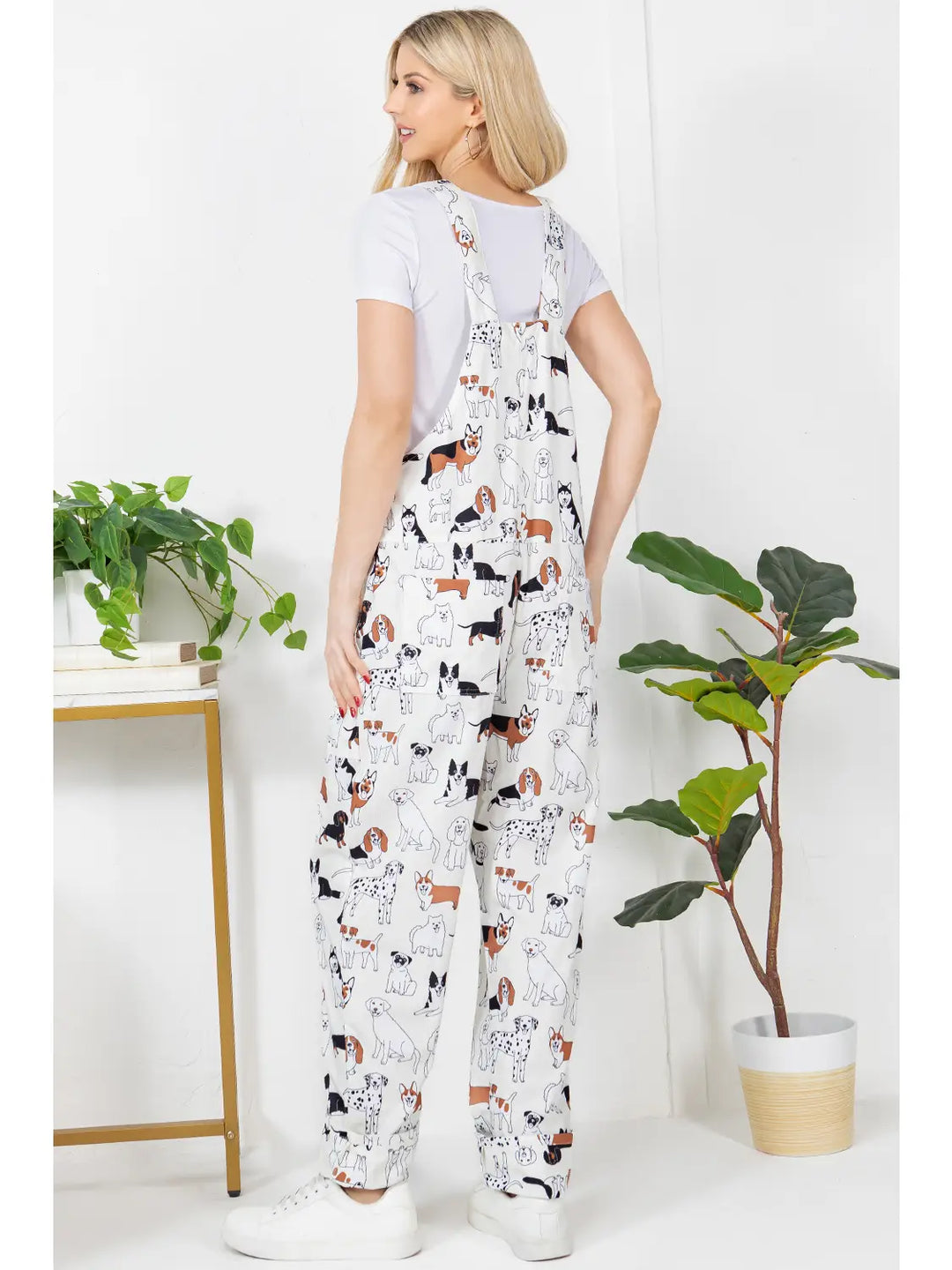 W's Variety of Dogs Corduroy Overall