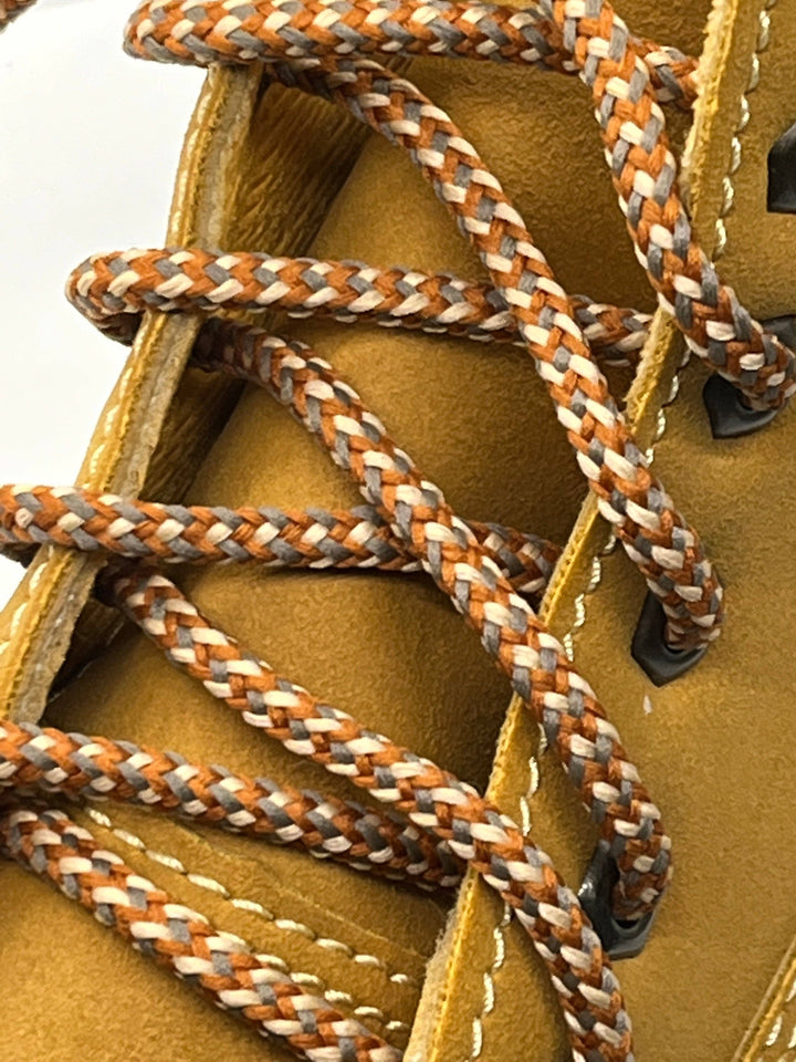 Round Autumn Shoelaces - Sorrel, Copper and Toast: 60"