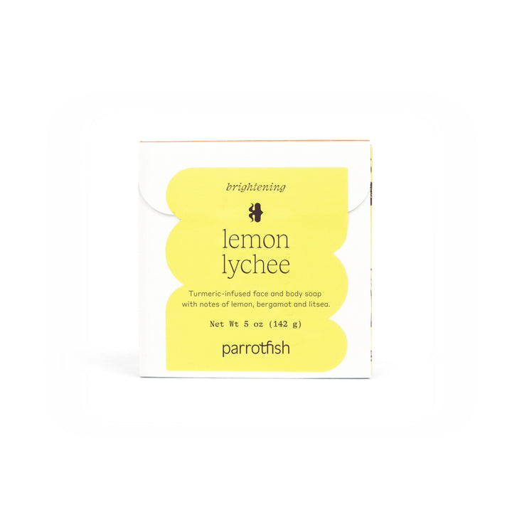 Lemon lychee face & body soap bar
