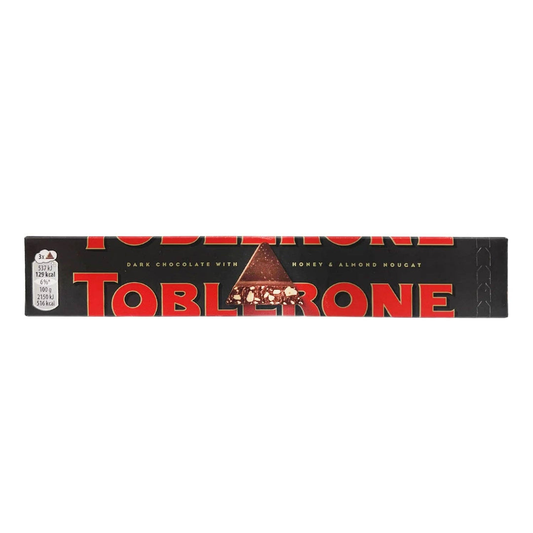 Toblerone Dark Chocolate w/ Honey & Almond Nougat 100g