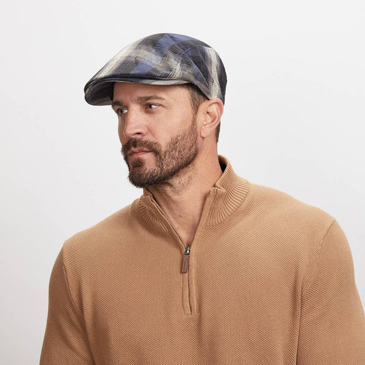 Newsboy Flat Cap - Style Mikey: Brown / XS/S