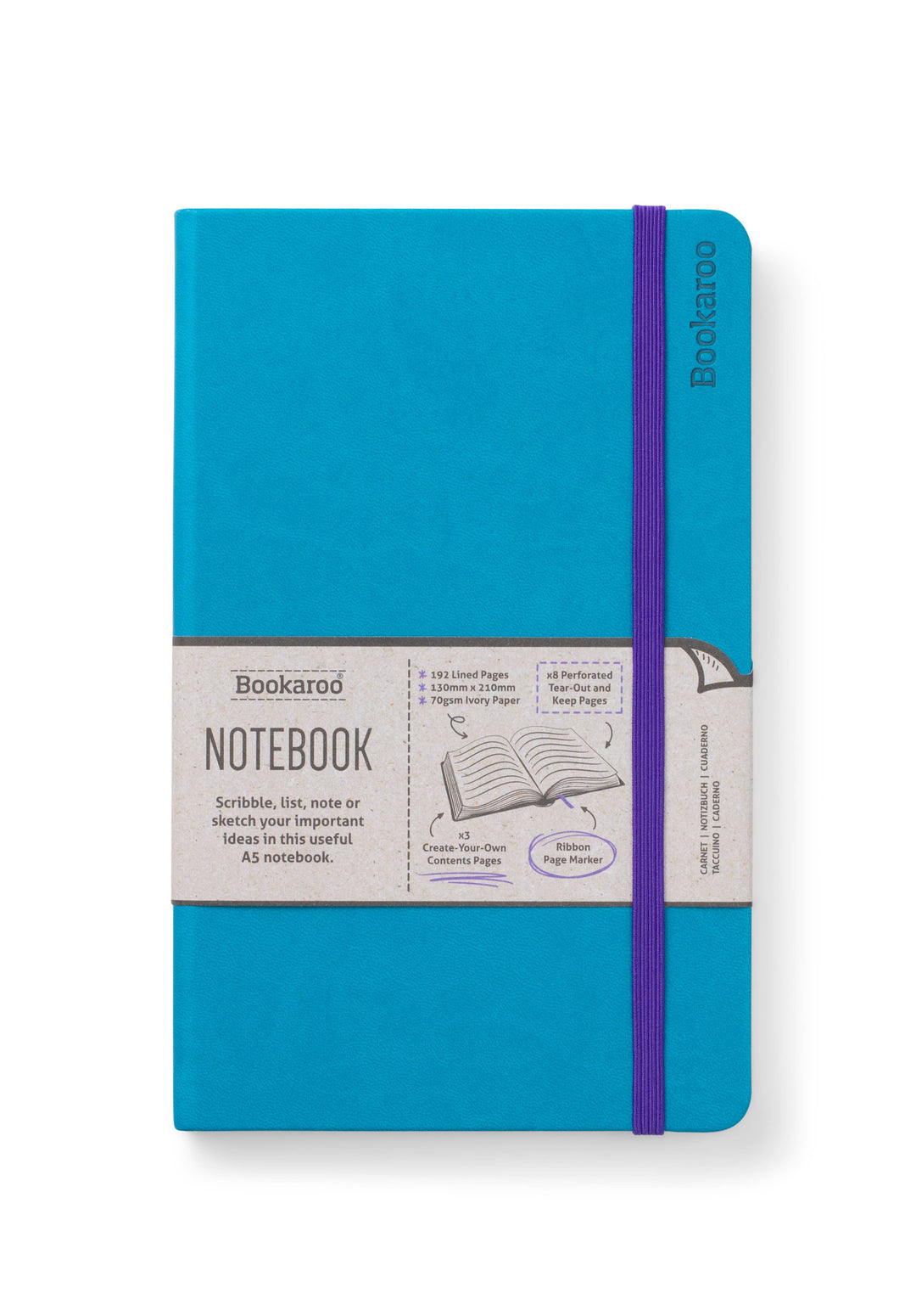 Bookaroo A5 Notebook: Gold