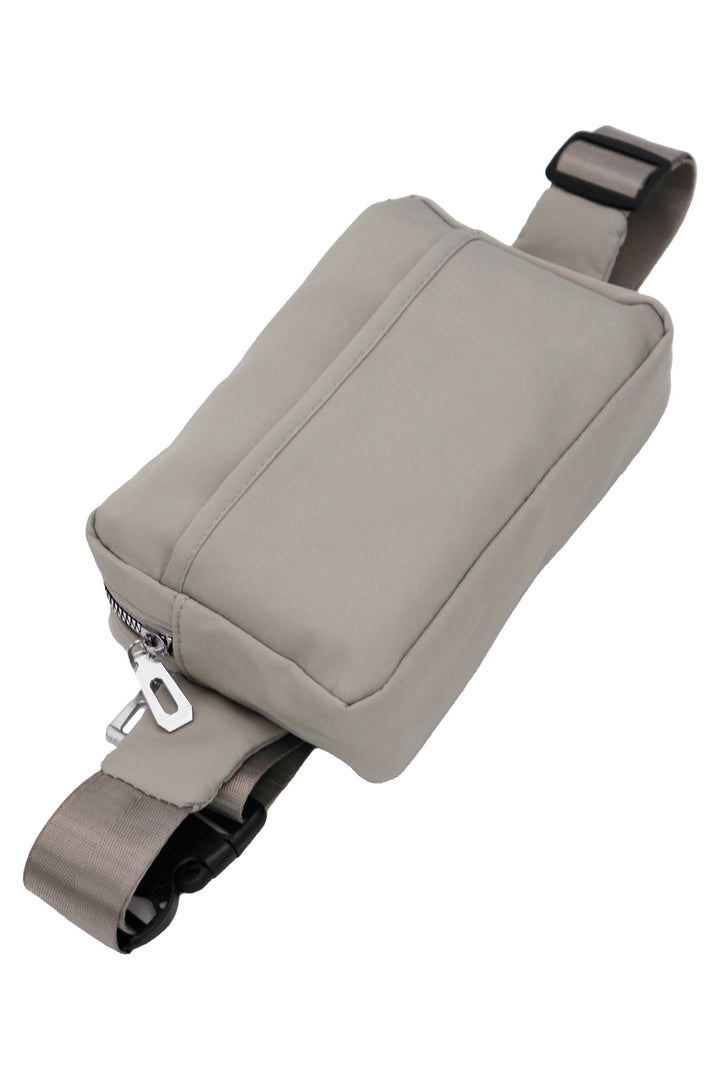 Minimal Matte Neutral Solid Belt Bag Fanny Pack: ASSORTED / ONE SIZE