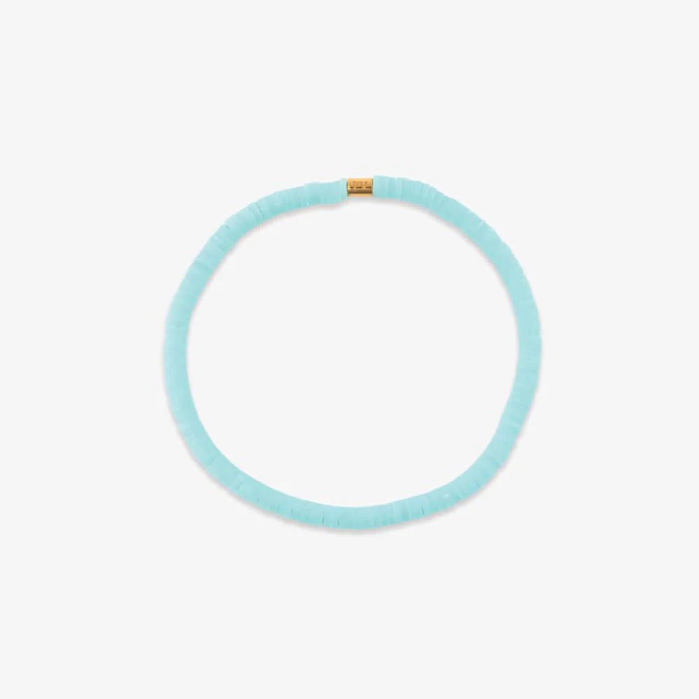 Solid Cabrillo Vinyl Disc Stretch Bracelet