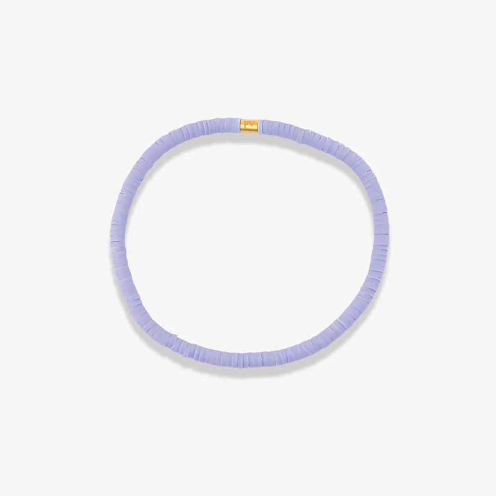 Solid Cabrillo Vinyl Disc Stretch Bracelet