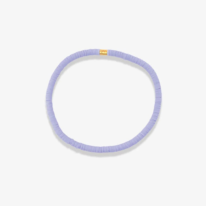 Solid Cabrillo Vinyl Disc Stretch Bracelet