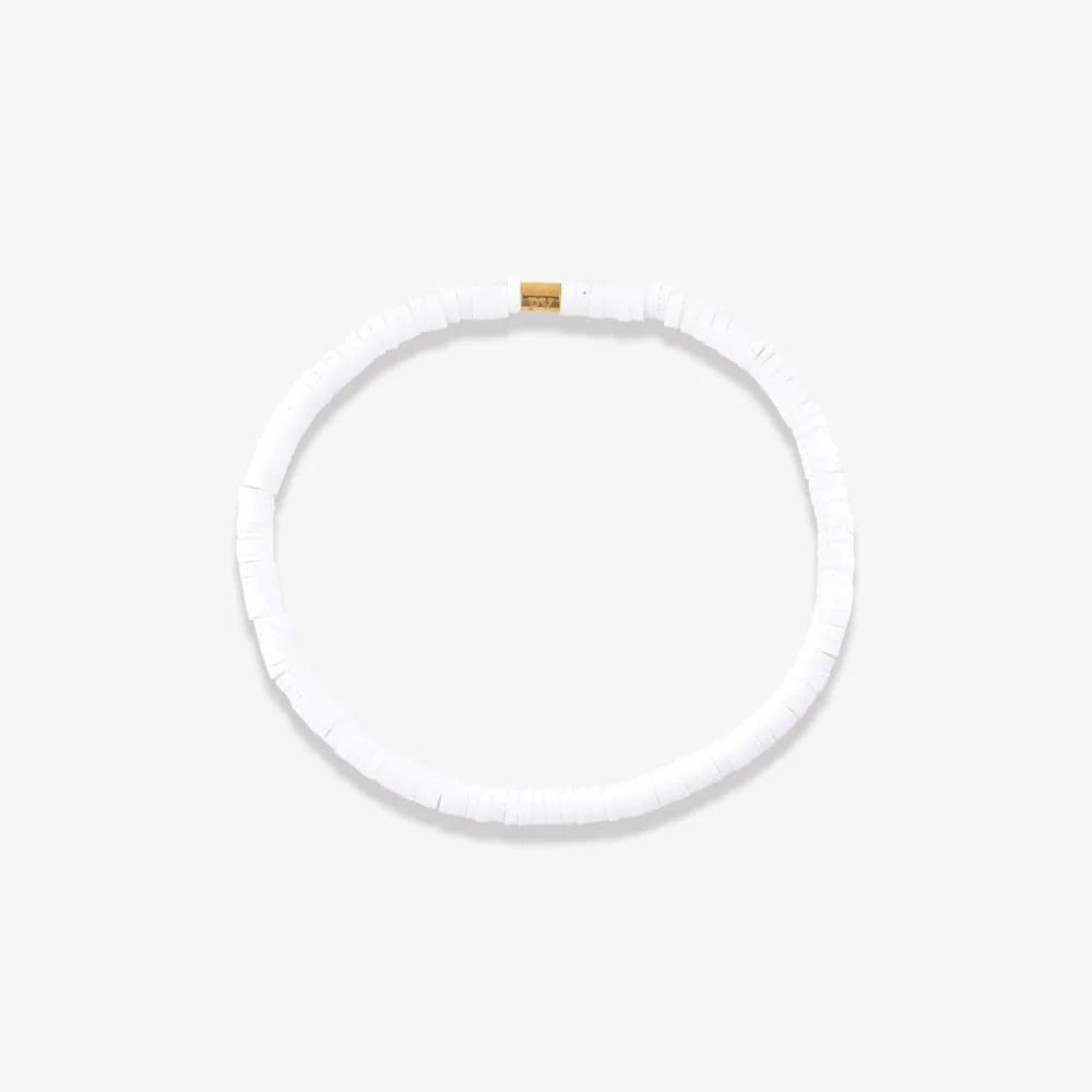 Solid Cabrillo Vinyl Disc Stretch Bracelet