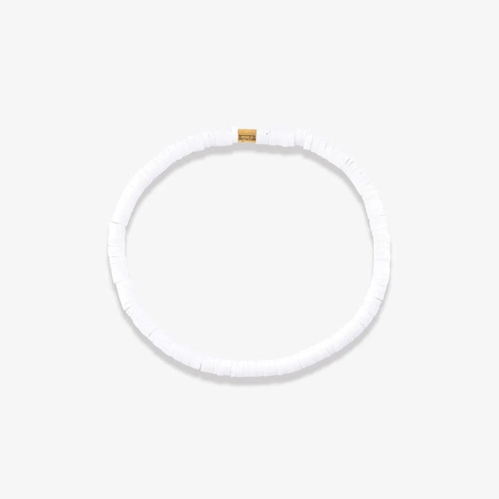 Solid Cabrillo Vinyl Disc Stretch Bracelet