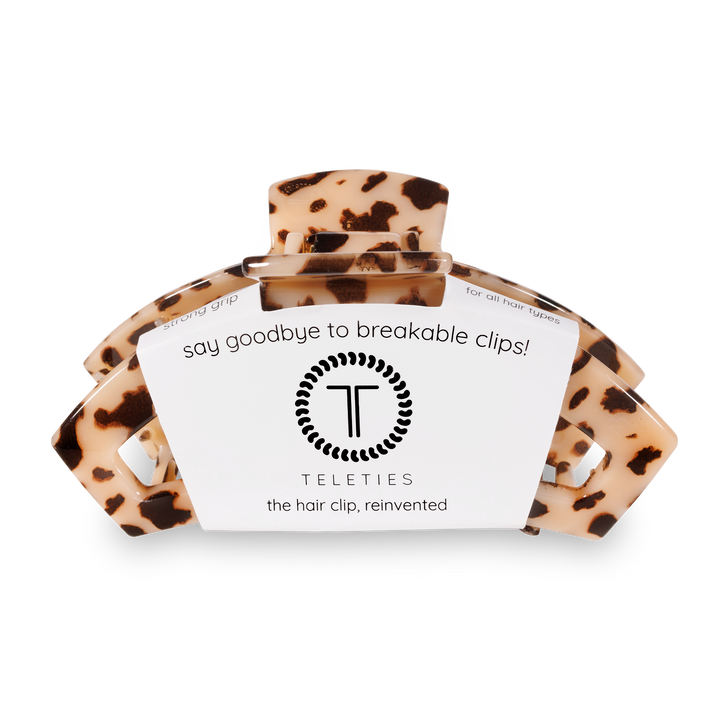 Open Hair Clip | Large | Blonde Tortoise