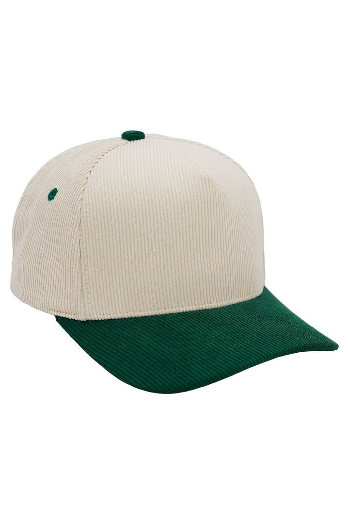 Premium Corduroy Beige Upper Baseball Cap: BEIGE/CAMEL / ONE SIZE