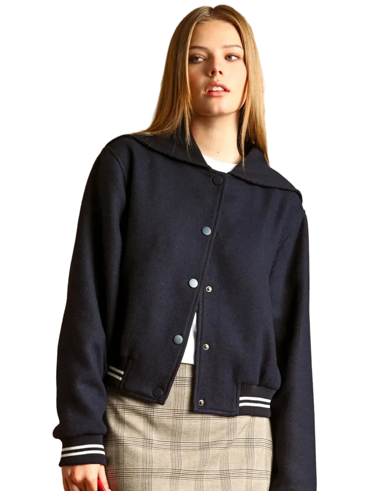 W's Sailor Collar Bomber Jacket