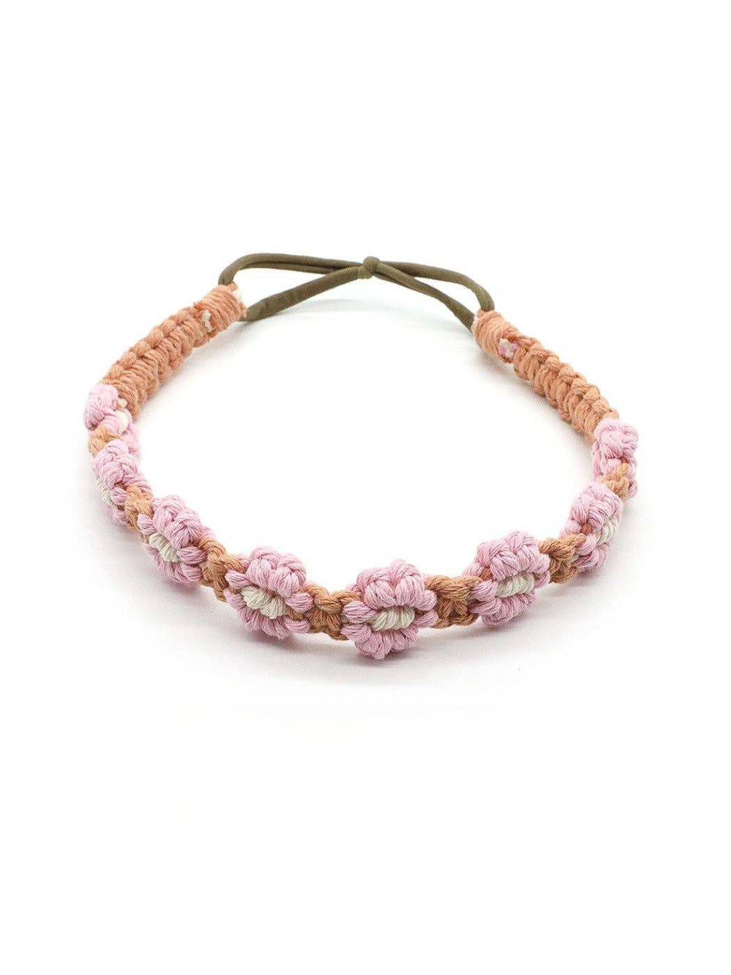 Scarvii - Headband & Hair Accessory with Daisy Flower: Orange