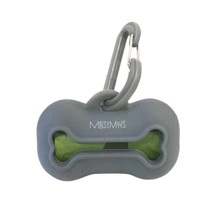 Messy Mutts Waste Bag Holder Grey