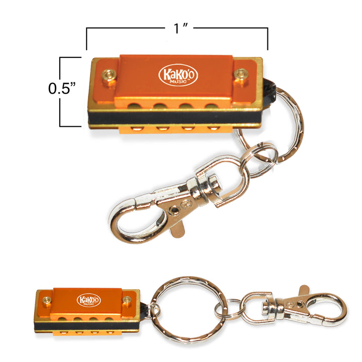 Mini Keychain Harmonica
