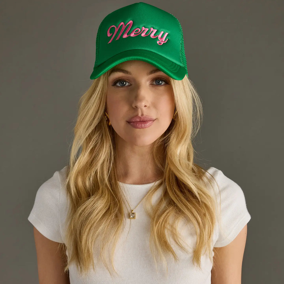 Merry Trucker Hat, Green