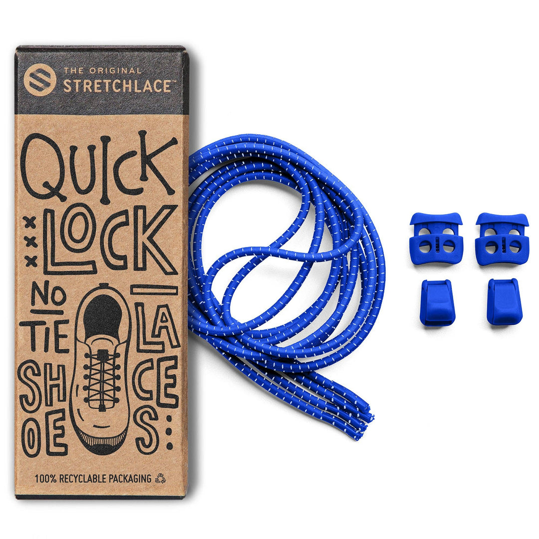 Quick Lock No Tie Elastic Shoelaces: Green