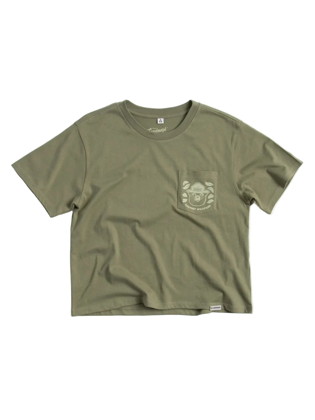 W's Keep Our Forests Green and Growing Short Sleeve Boxy Tee w/Pocket