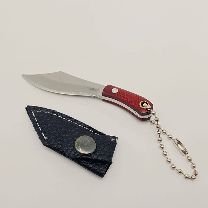 Mini Knife with Protective Sleeve and Keychain: A