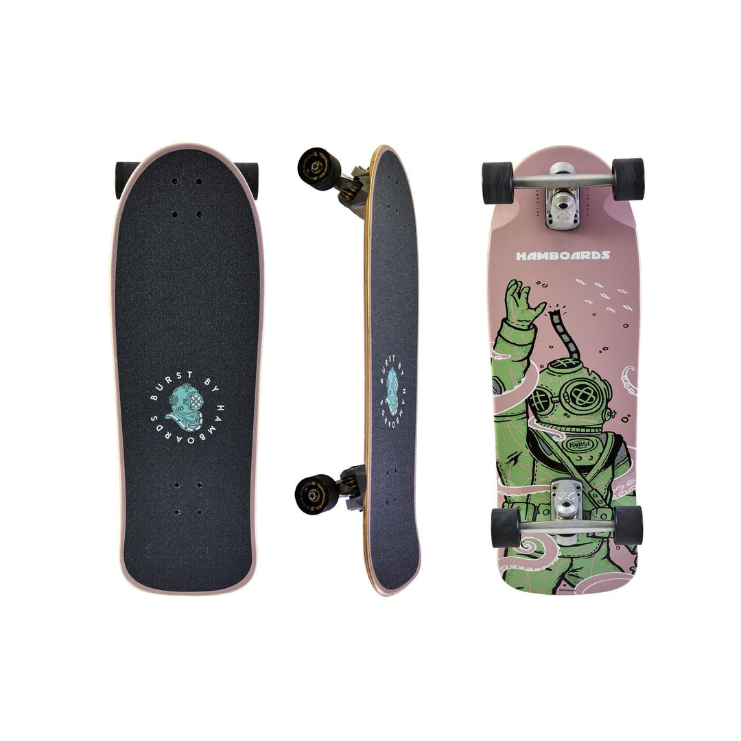 Hamboards Burst 32 — Carving Pumping Surfskate