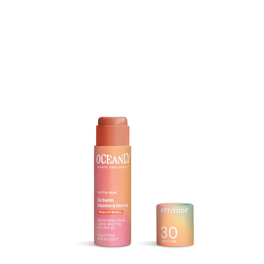 Lip Balm Spf 30 with Zinc Oxide, Peachy Shell