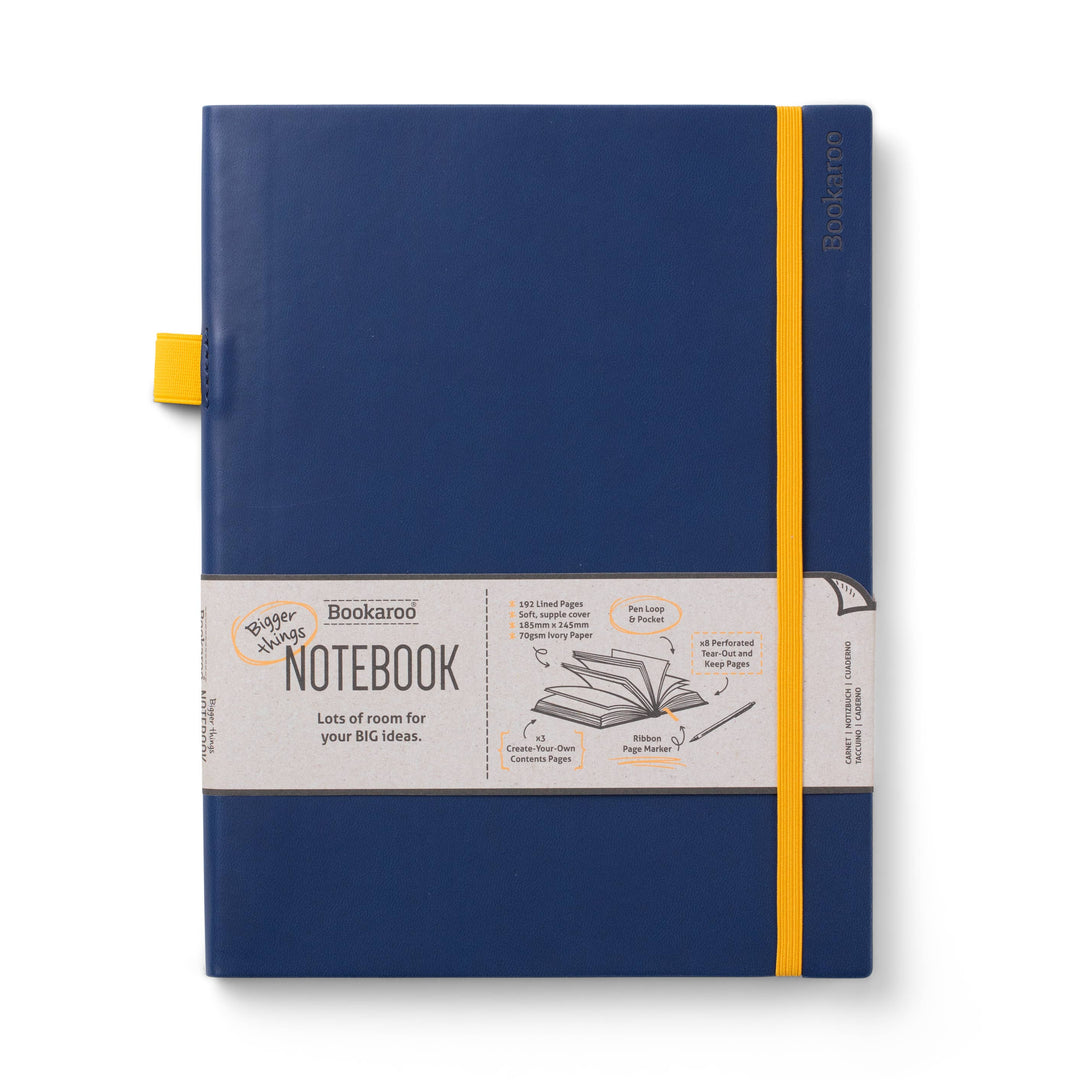 Bookaroo Bigger Things Notebook: Purple