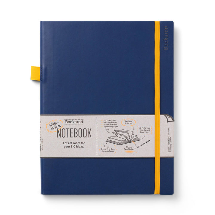 Bookaroo Bigger Things Notebook: Purple