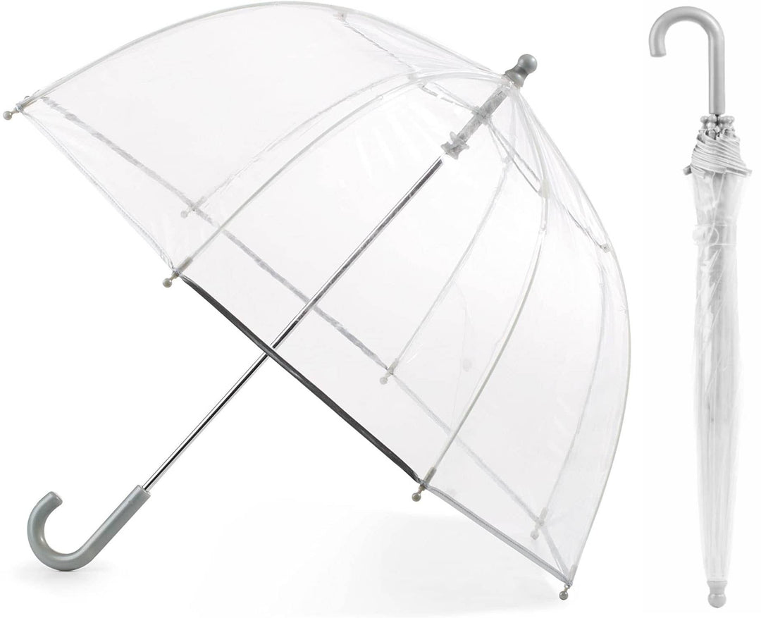 Children Umbrellas - 36" Arc Manual Clear Dome w/Hook Handle