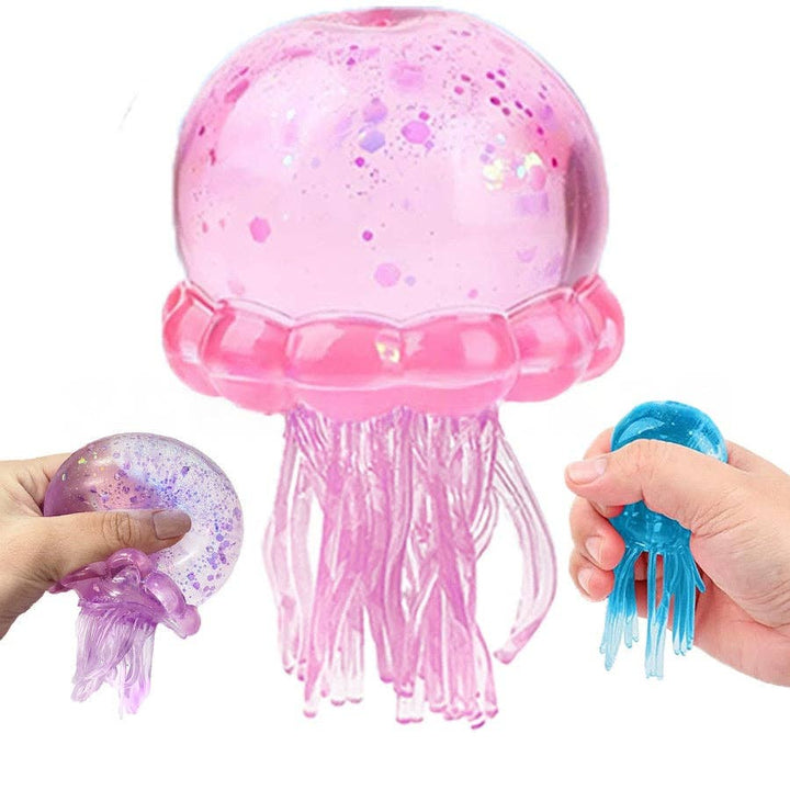 Large Jellyfish Maltese Squishy Toy Slow Rebound Stress Relief Ball High Quality, Malt Sugar-Pink