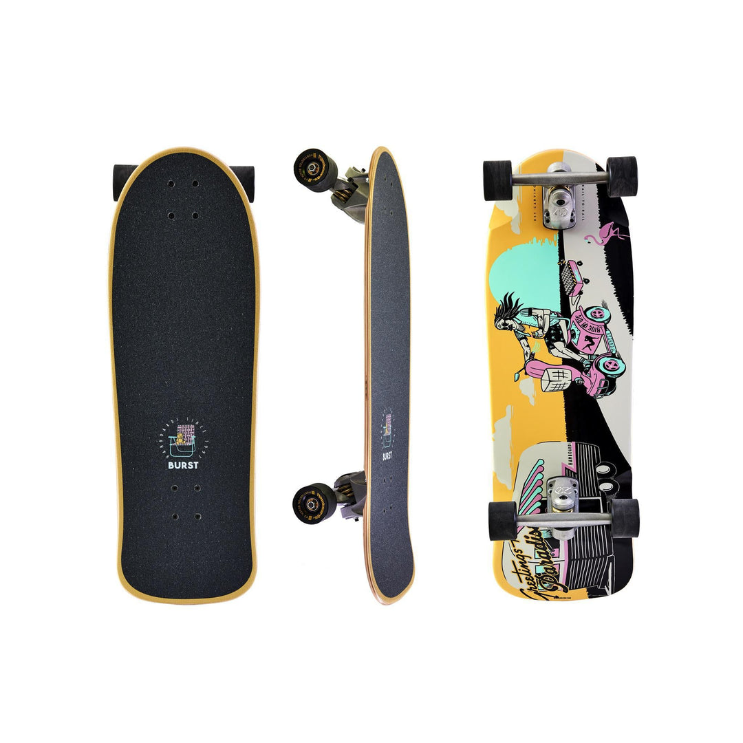 Hamboards Burst 32 — Carving Pumping Surfskate