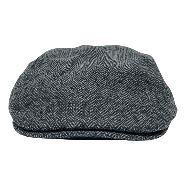 Newsboy Flat Cap - Style Mikey: Brown / L/XL