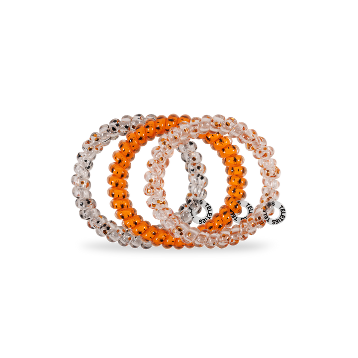 Spiral Hair Coils | Small | Spooky Sparkles Hair Ties