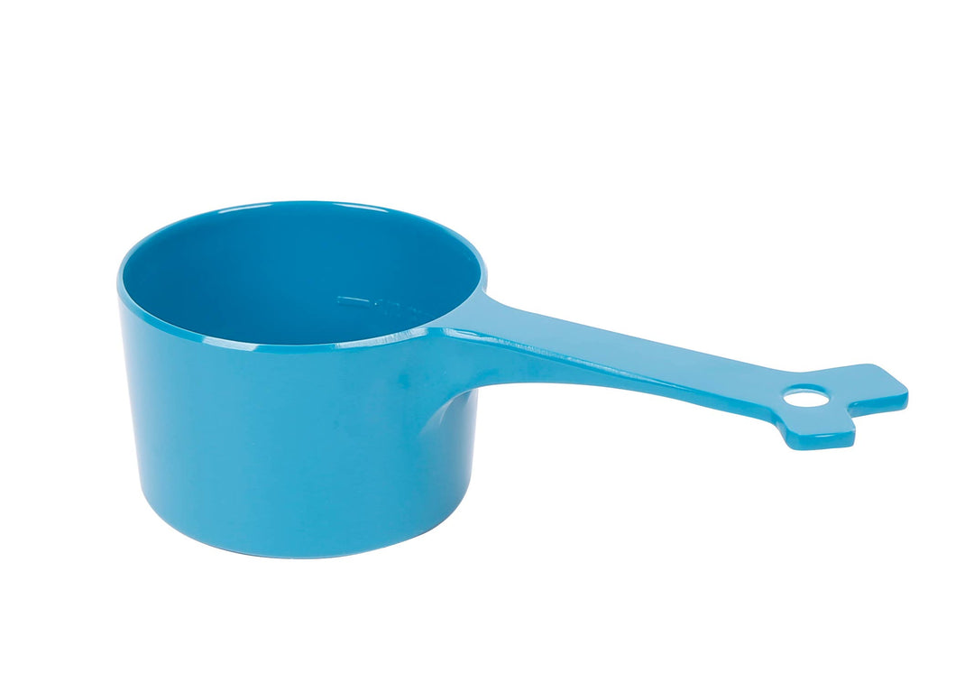 Messy Mutts Melamine Dog Food Scoop Blue 1 Cup