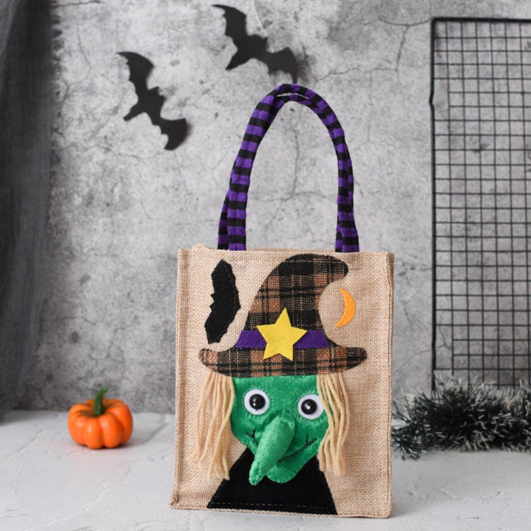 Hallo - Halloween Non-Woven Candy Bag: White