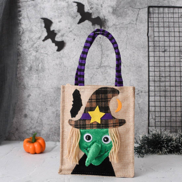 Hallo - Halloween Non-Woven Candy Bag: White