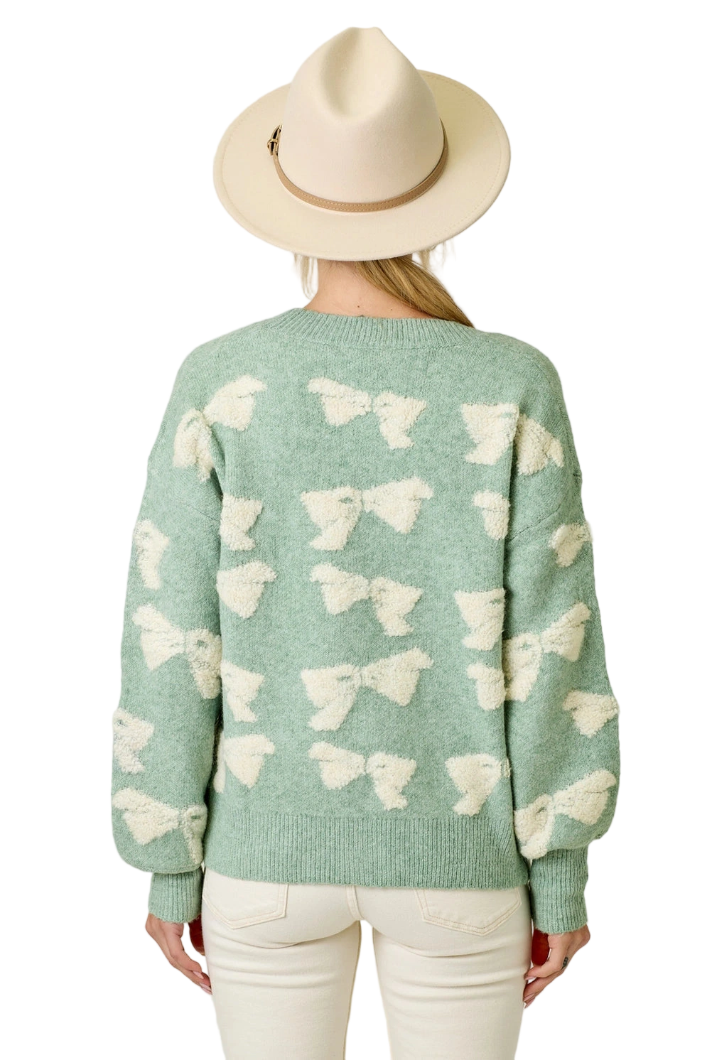 W's Ribbon Bow Cardigan