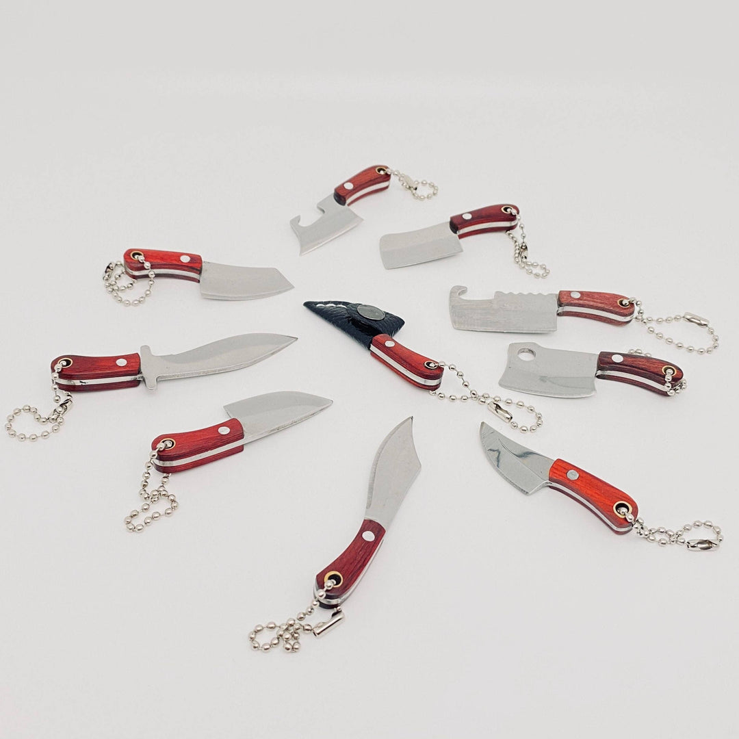 Mini Knife with Protective Sleeve and Keychain: A