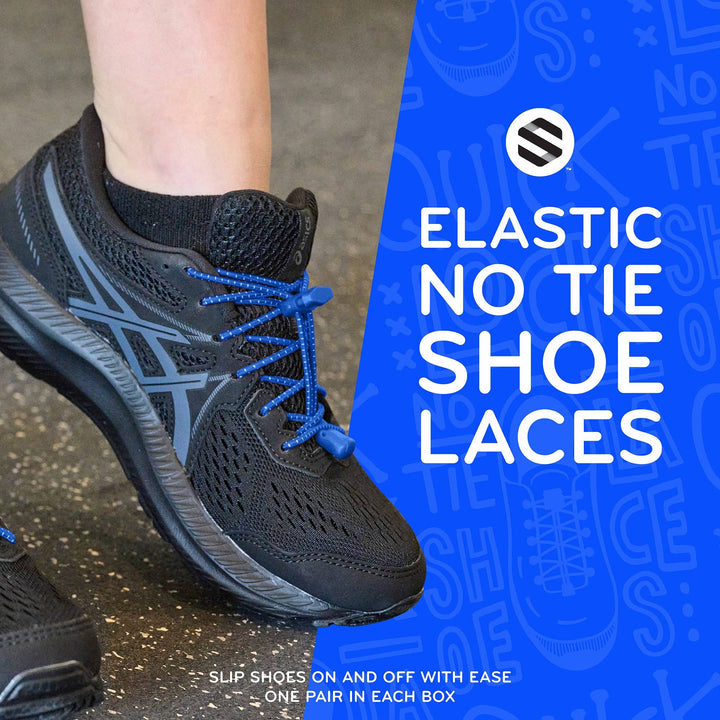 Quick Lock No Tie Elastic Shoelaces: Green