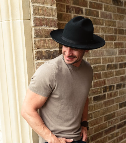 Wool Felt Open Road Fedora Hat - Style Dead End: Black / LG