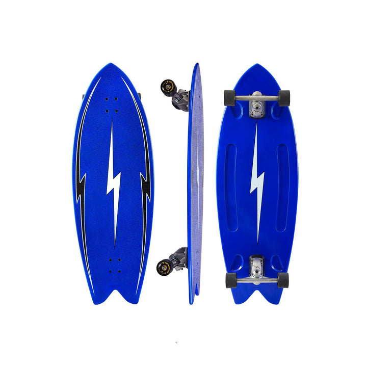 Hamboards Pescadito 43 Birch — Swallow Tail Surfskate Longboard