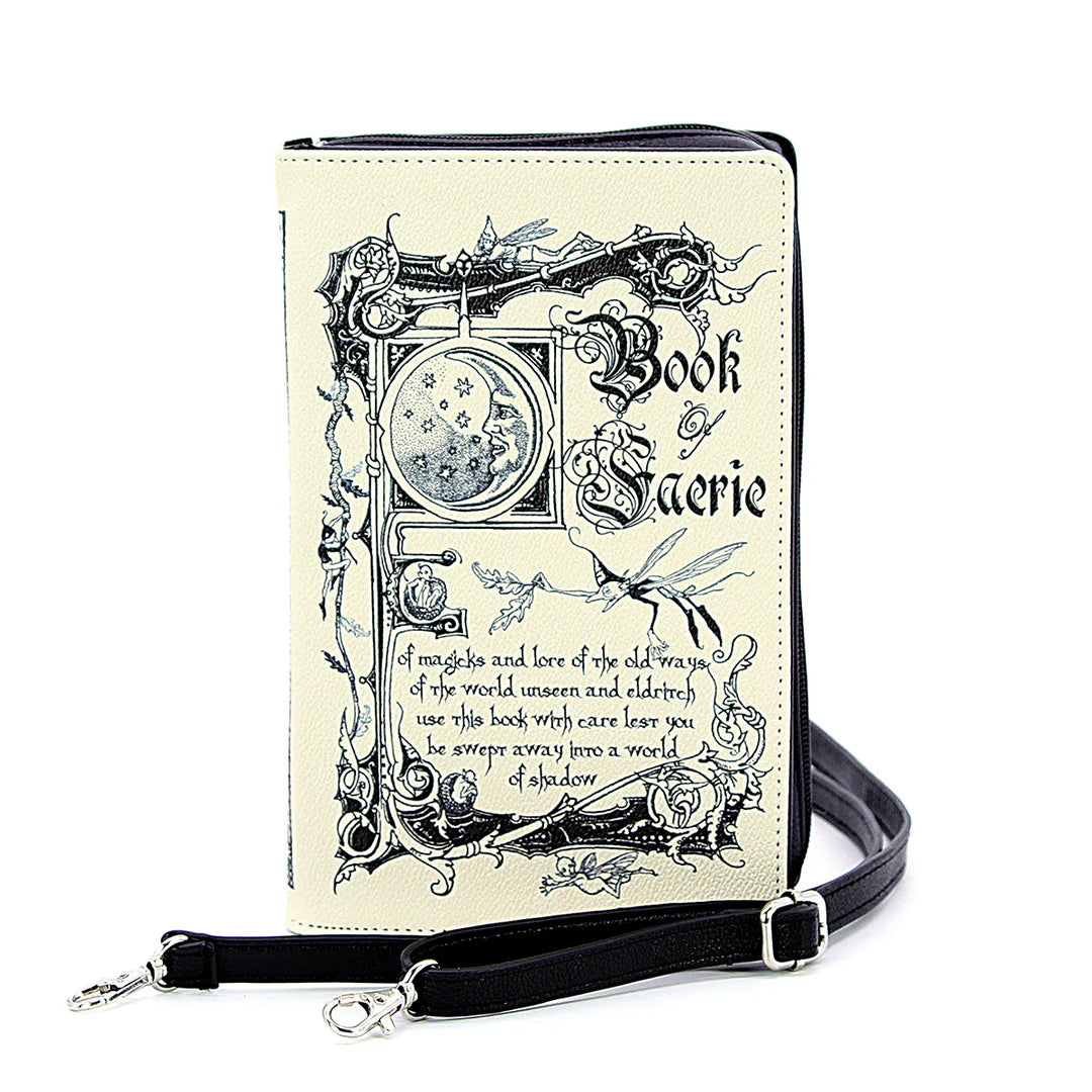Storybook Clutch Bag with Removable Wristlet and Shoulder Strap
