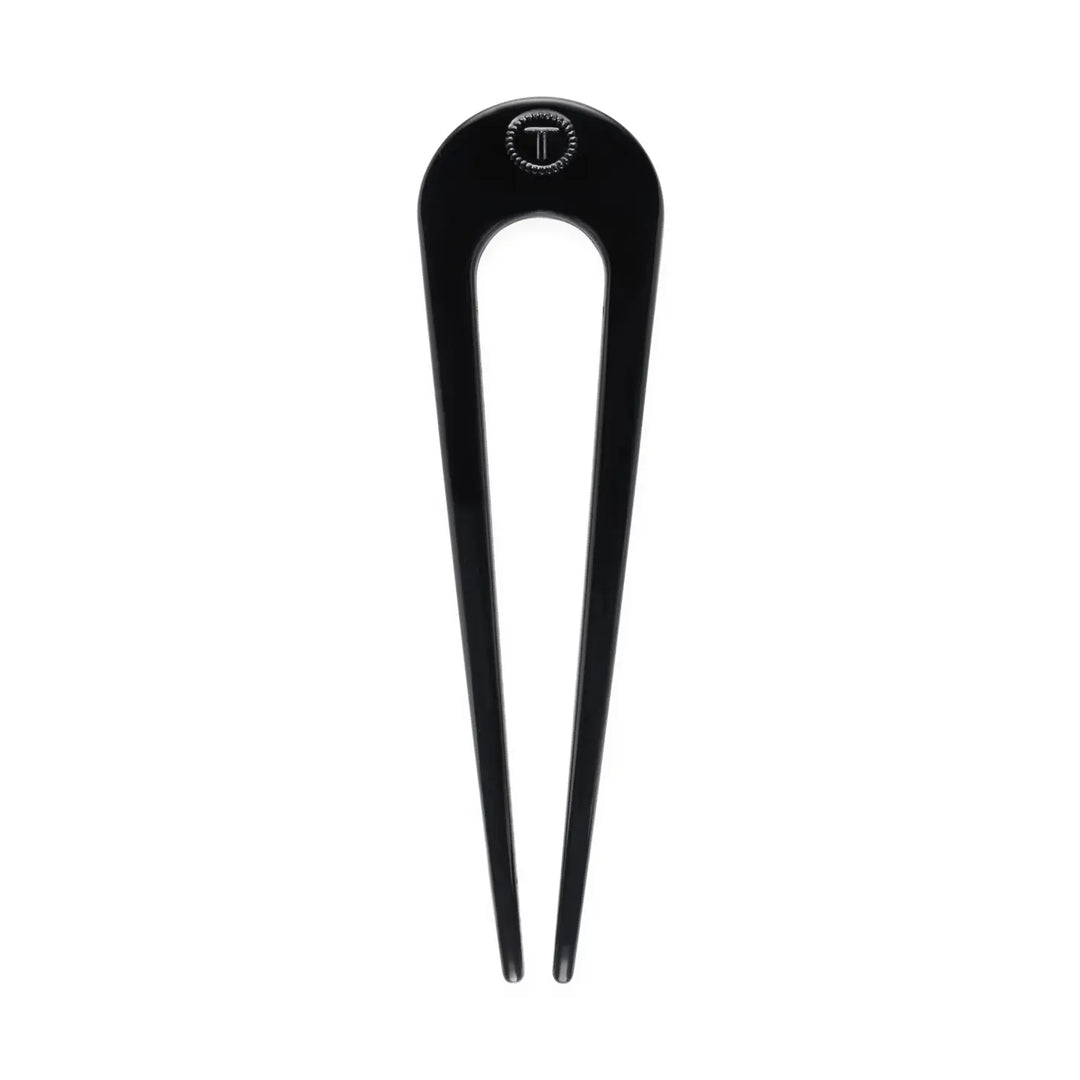 French Hair Pin Jet Black