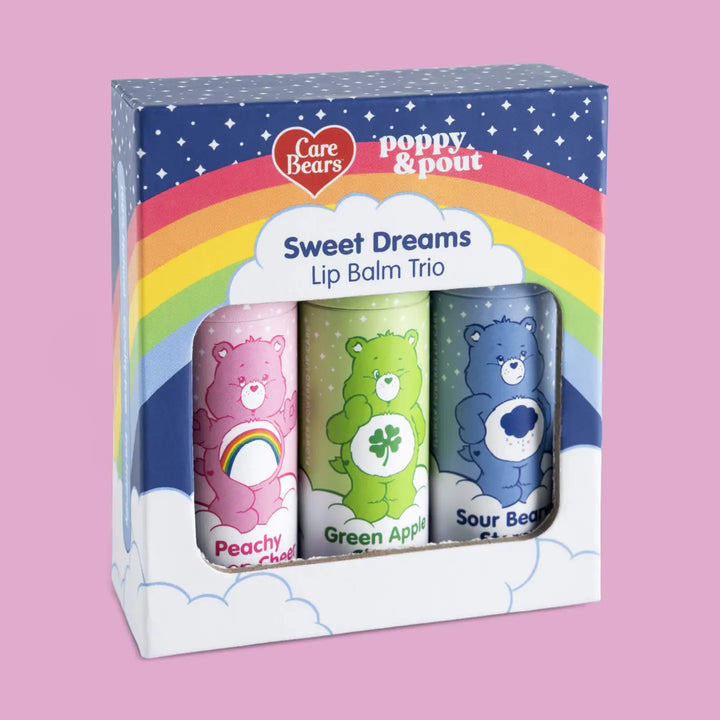 Limited Edition, Lip Balm Trio, Care Bears