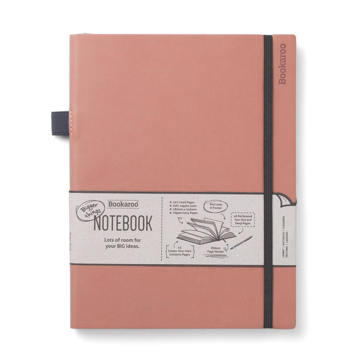 Bookaroo Bigger Things Notebook: Purple