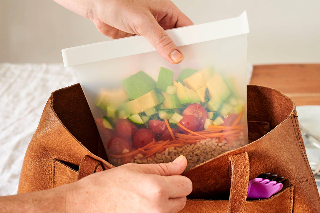 Humangear GoPouch - Reusable Silicone Bag: Blue / Medium