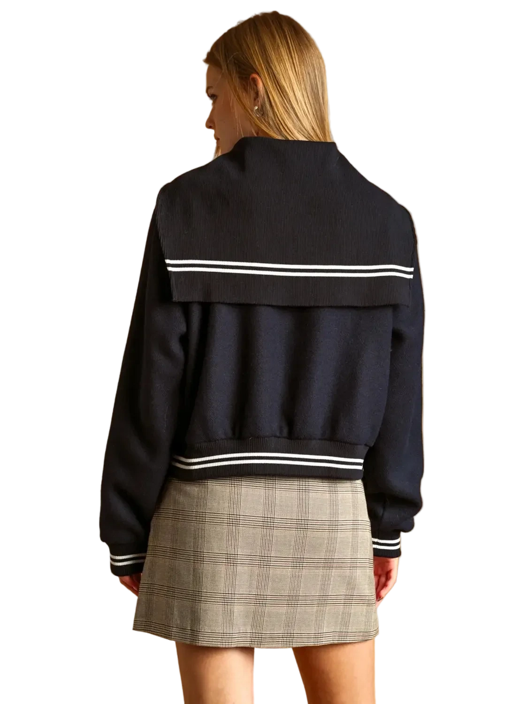 W's Sailor Collar Bomber Jacket