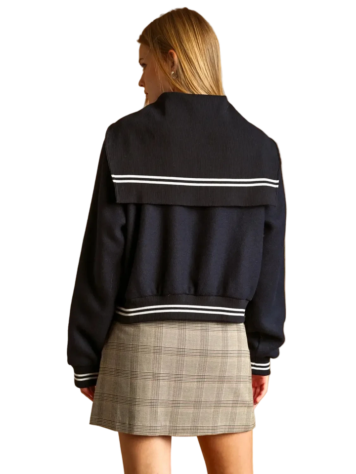 W's Sailor Collar Bomber Jacket