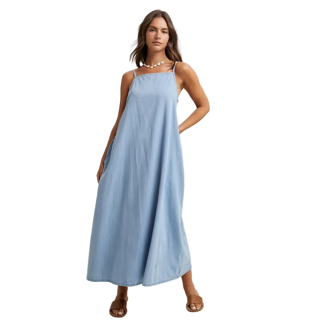 W's Chambray Maxi Dress