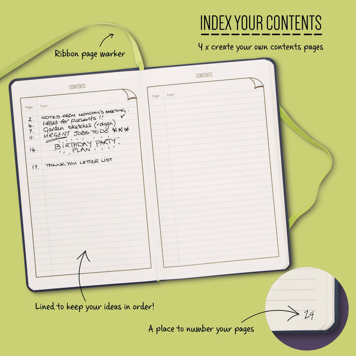 Bookaroo A5 Notebook: Navy