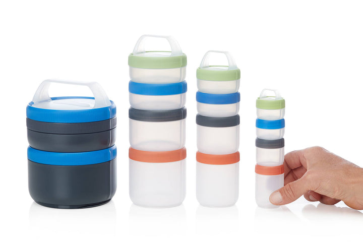 Humangear Stax - Eco Stackable, Leak-Tight Container Tubs: Large