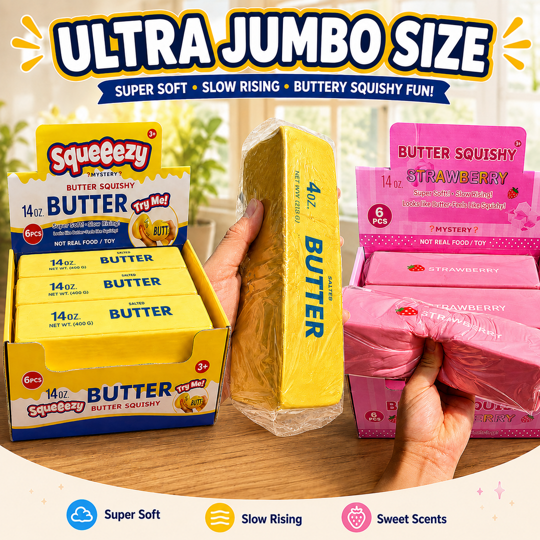 Ultra Jumbo Butter Squishy Fidget Toy